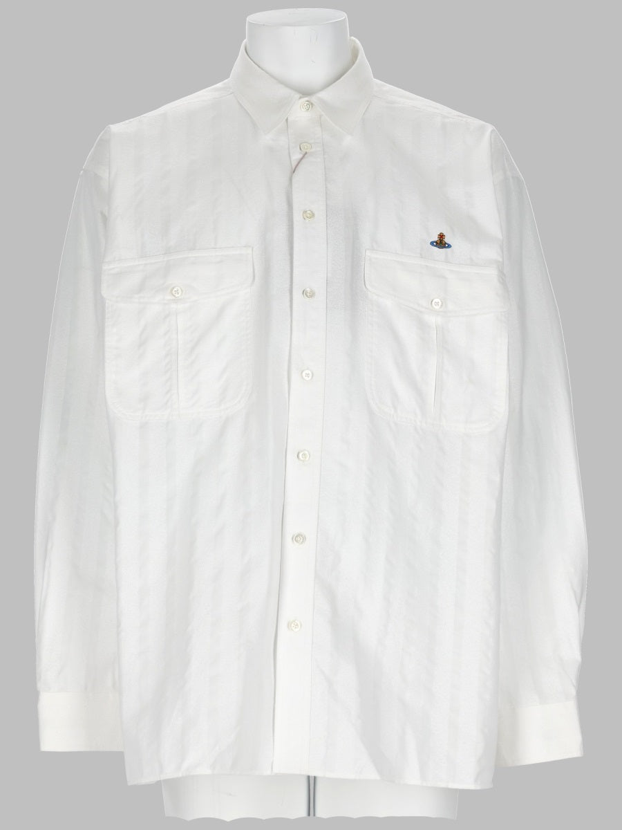 Shirt Bernhard White Cotton Polyamide