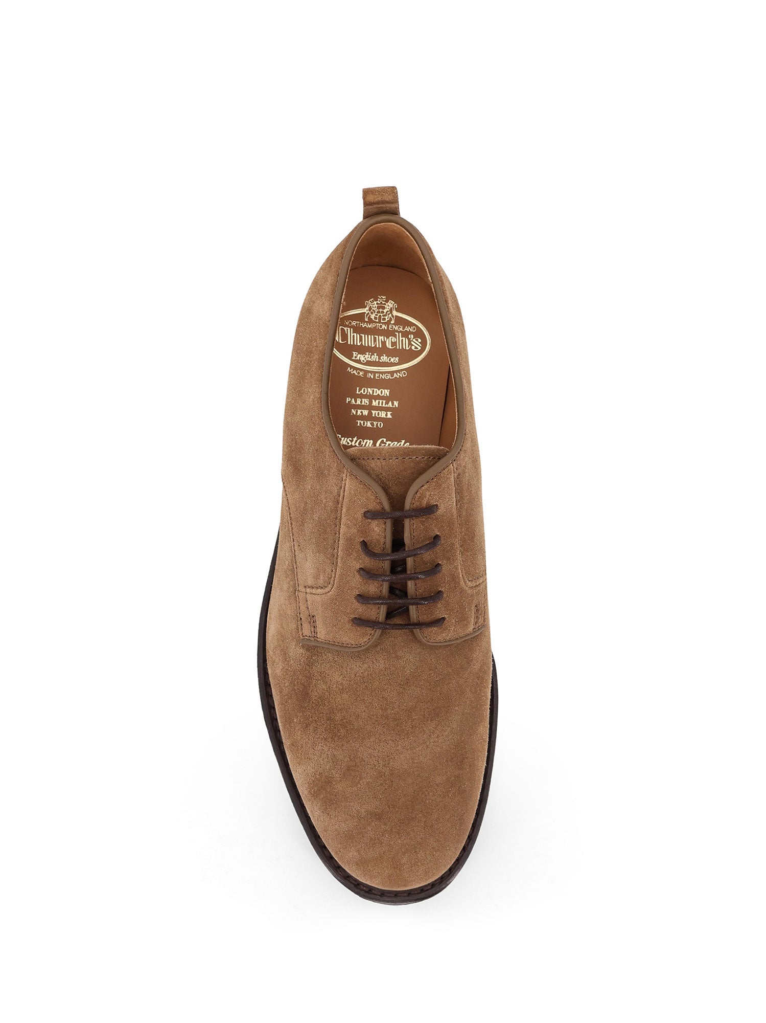 Churchs Flat Shoes Sigar Suede