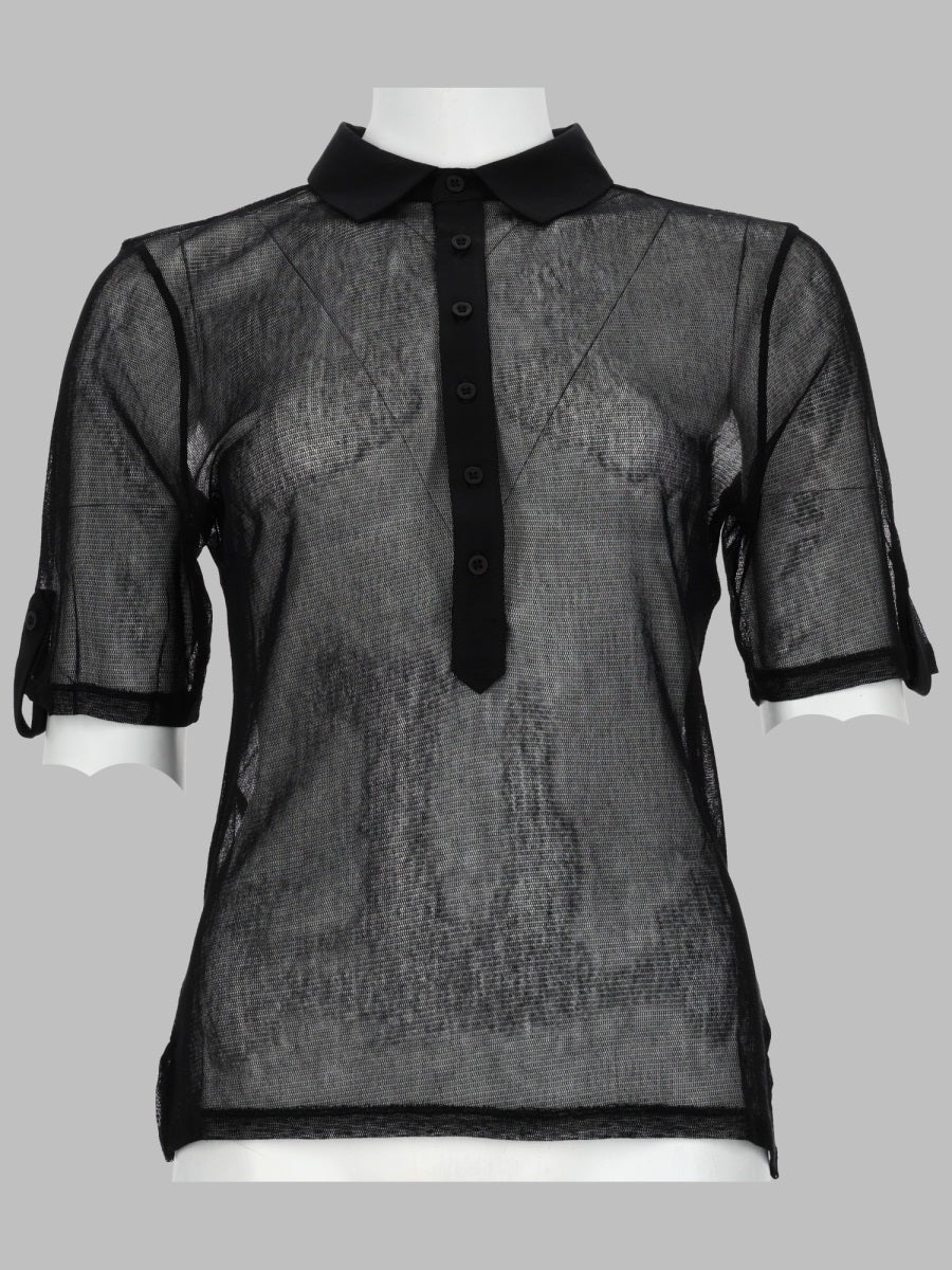 Top Sile Black Cotton Tops