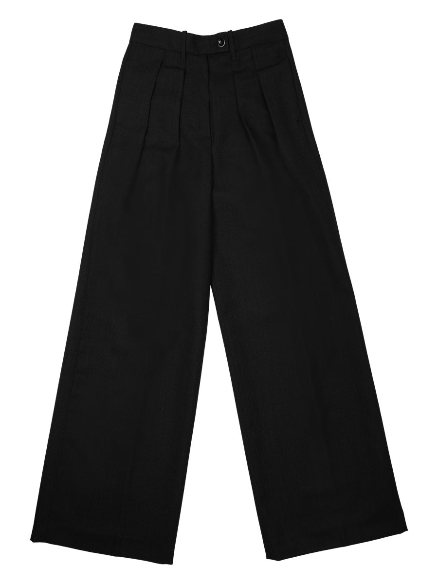 Trousers Sandra Black Wool
