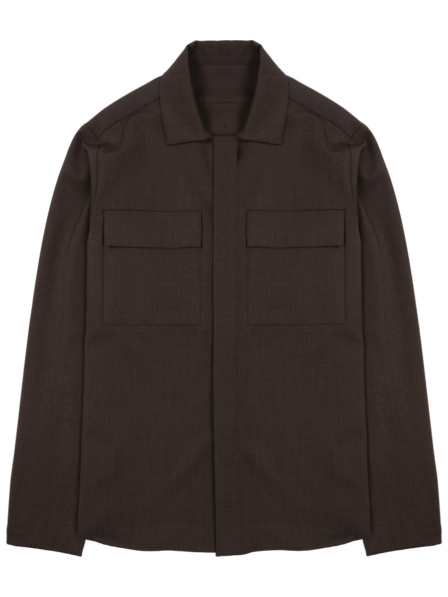 Jacket Freud Brown Wool Elastane