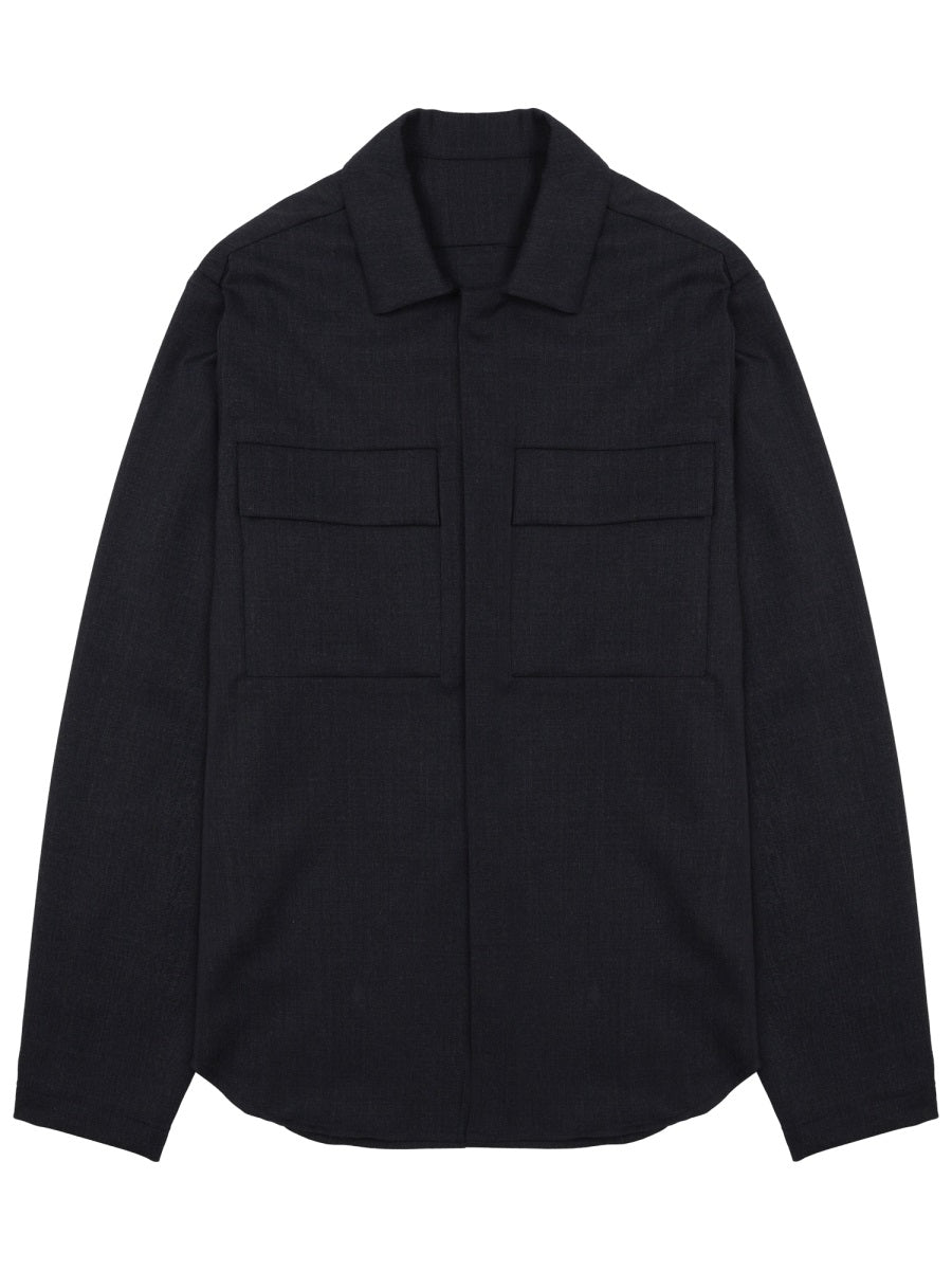 Jacket Freud Blue Wool Blend