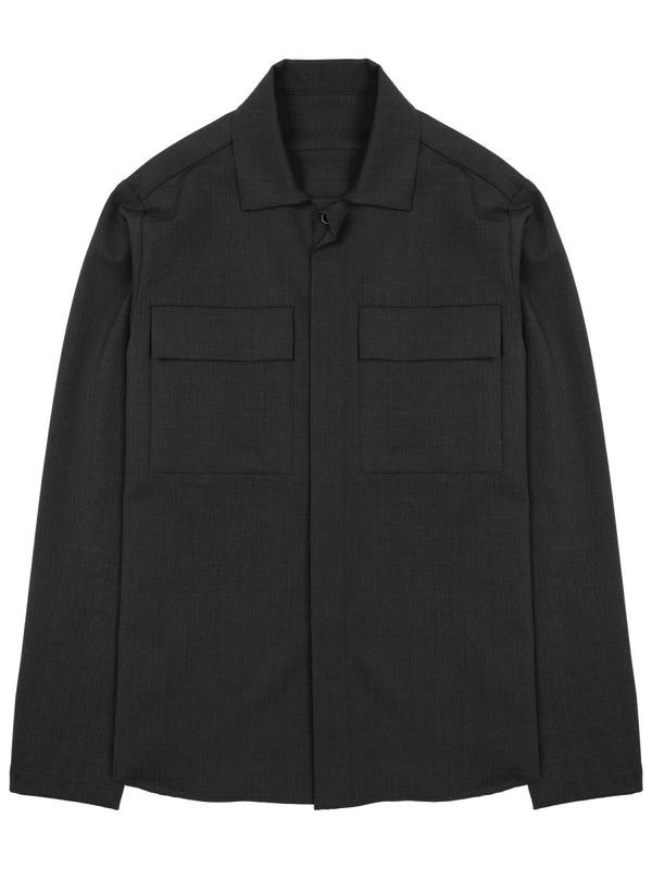 Wool Jacket Freud Charcoal
