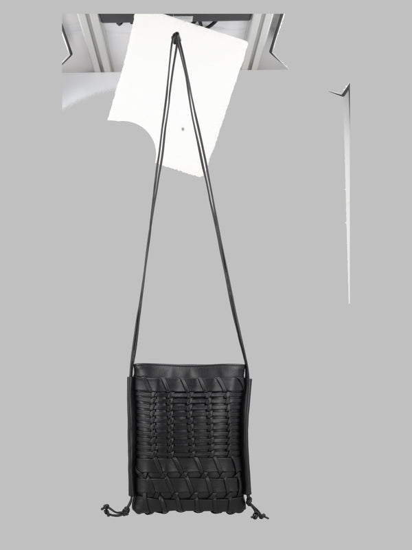 Shoulder Bag Trena Black Calf Leather