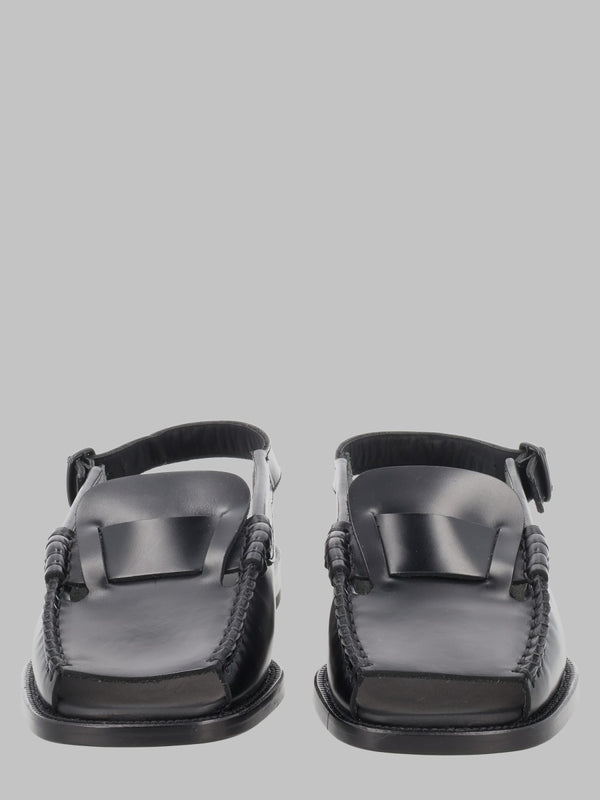 Leather Sandals Sineu Black Lambskin