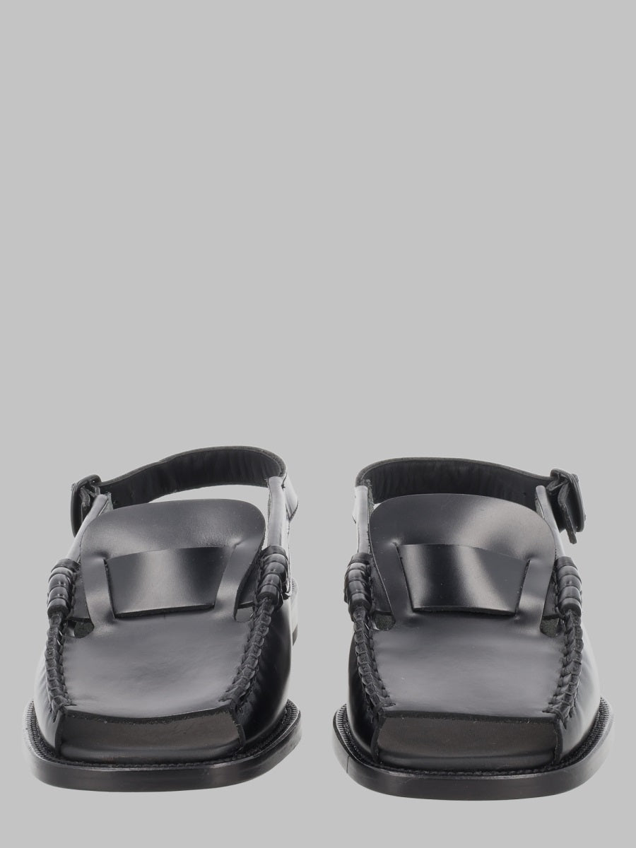 Leather Sandals Sineu Black Lambskin