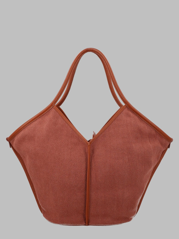 Shoulder Bag Calella Linen Brown Recycled