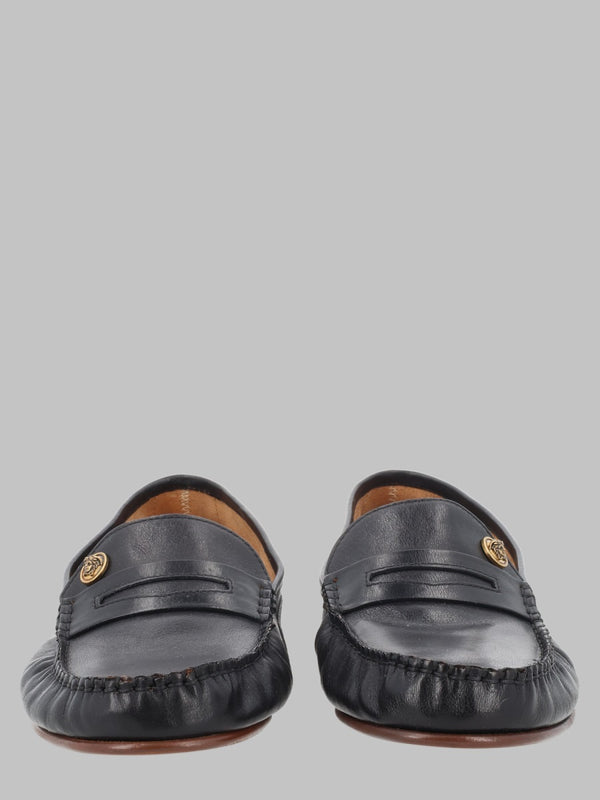 Leather Loafers Black