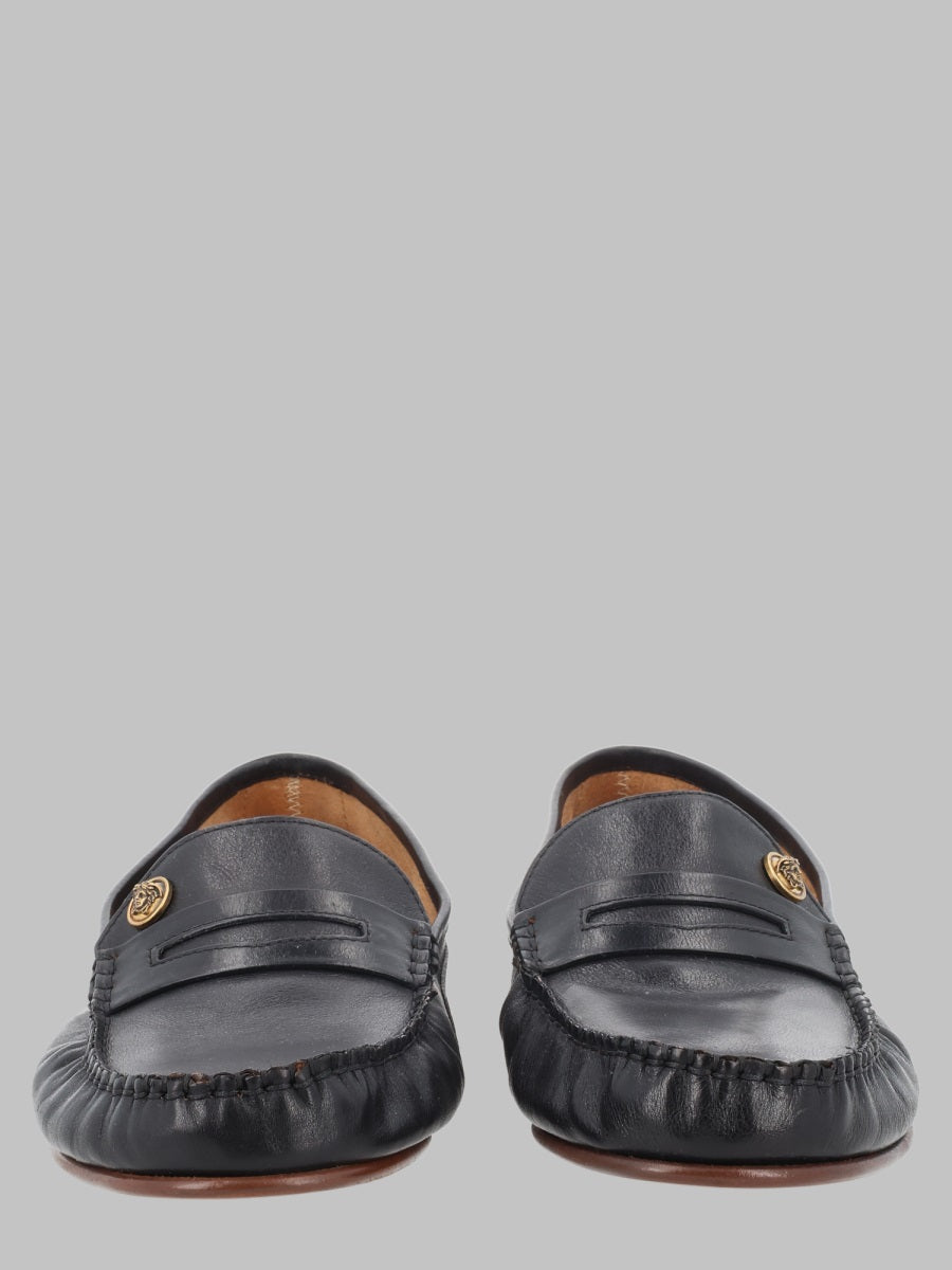 Leather Loafers Black