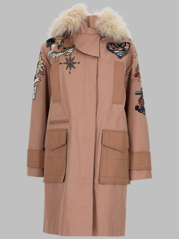 Cotton Coat Pink Trench & Raincoats