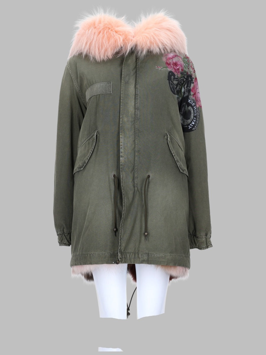 Parka Army Green Cotton Jacket