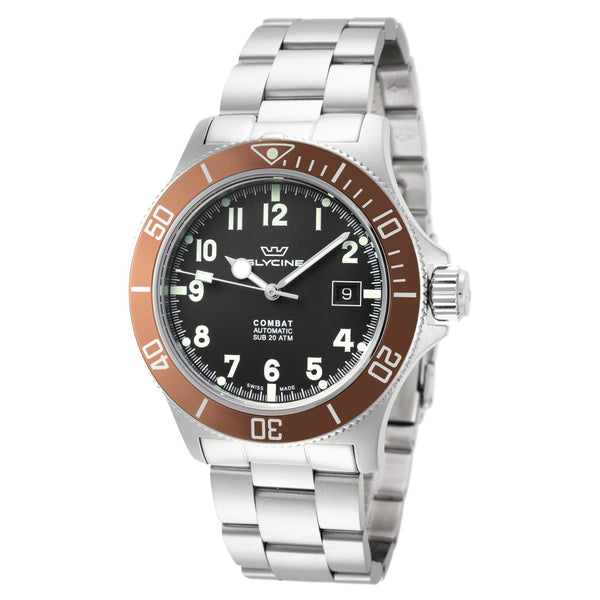 Preloved - Glycine Mens Combat Sub 42mm Automatic Watch Gl0171 One Color Watches