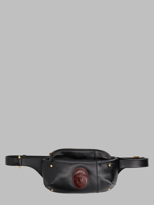 Belt Bag Medusa Leather Black Calf