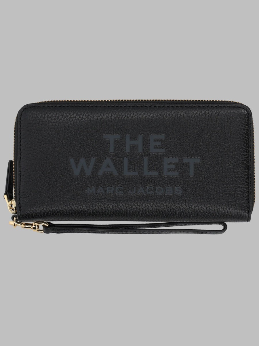Wallet Continental Black Leather Cow & Purses