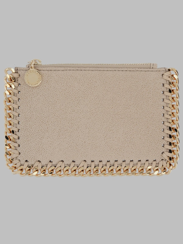 Card Holder Falabella Beige Polyester Wallets & Purses