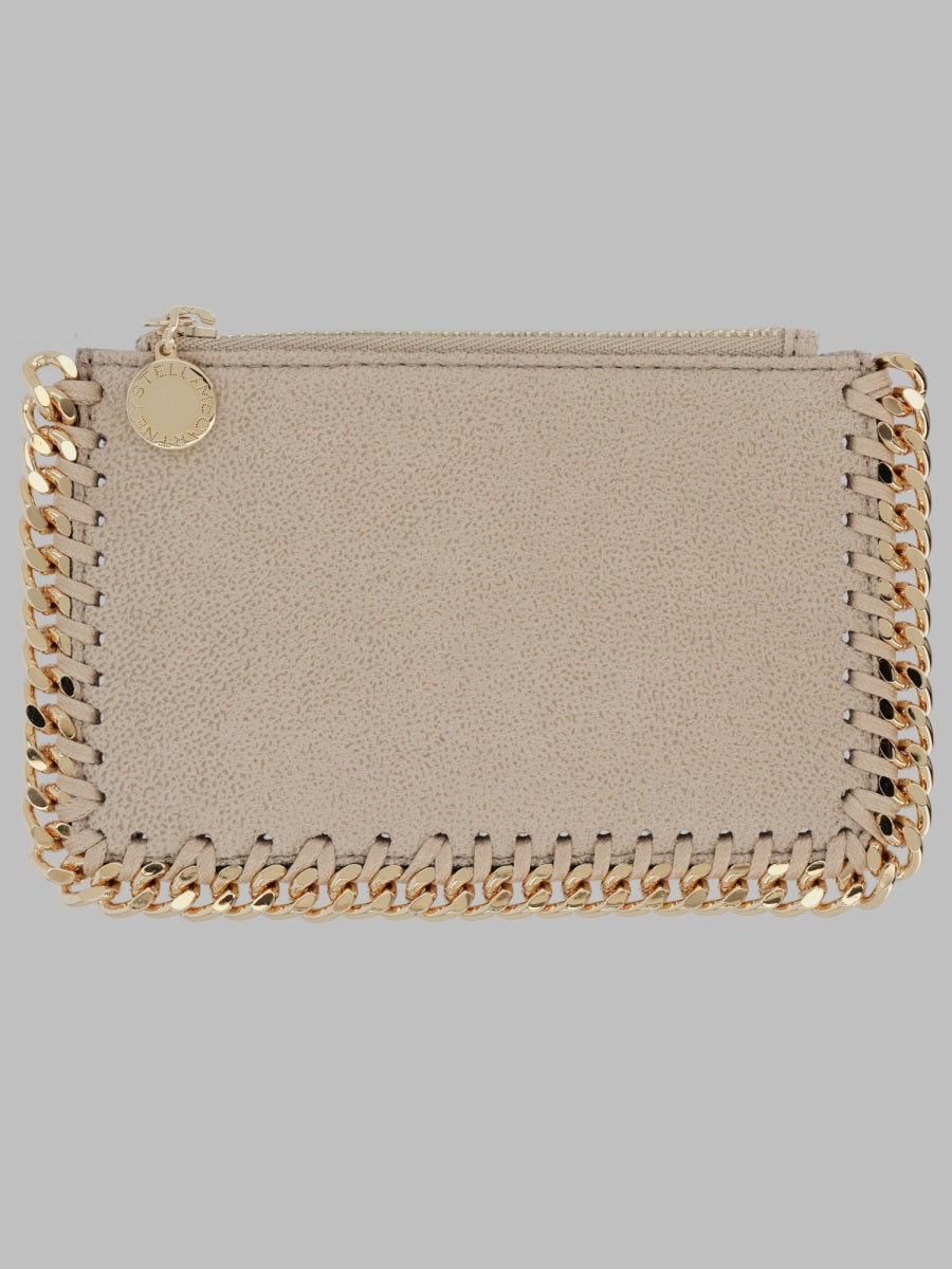 Card Holder Falabella Beige Polyester Wallets & Purses