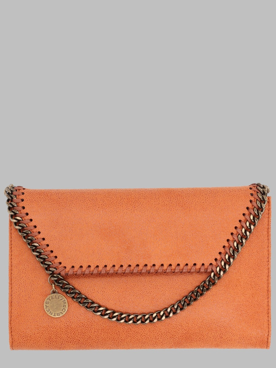 Mini Falabella Bag Orange Polyester Wallets & Purses