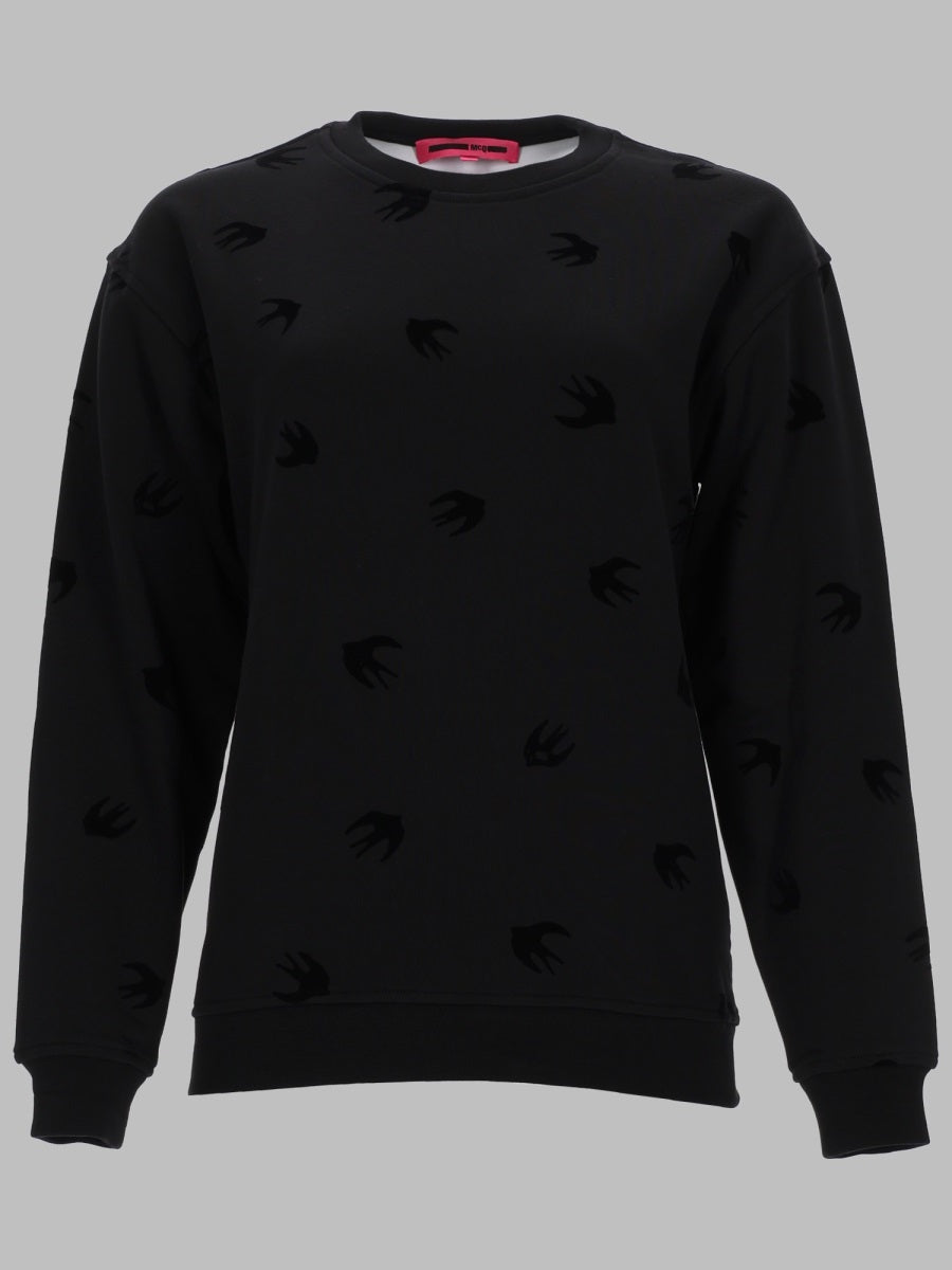 Cotton Sweatshirt Black Sweatshirts