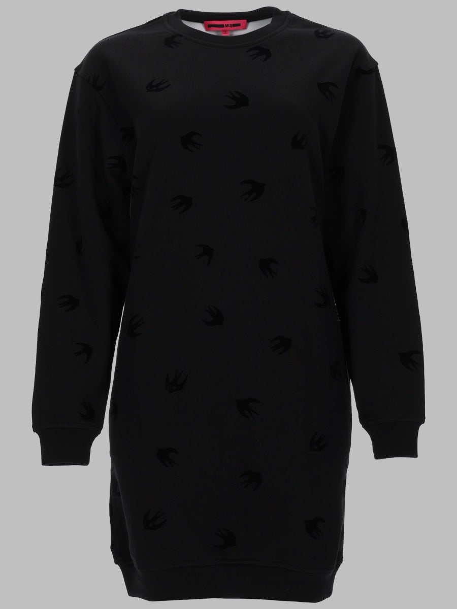 Mini Cotton Dress Black