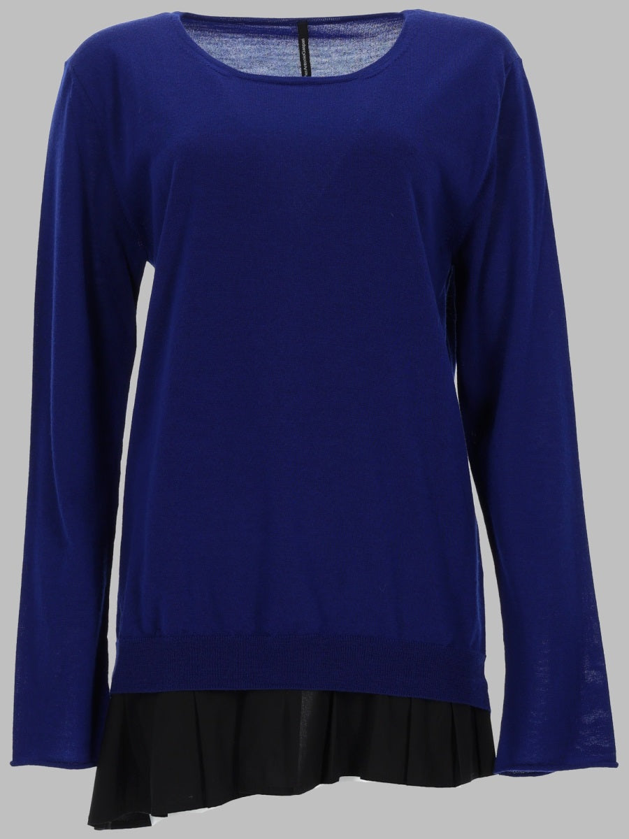 Jumper Virgin Wool Blue Jumpers