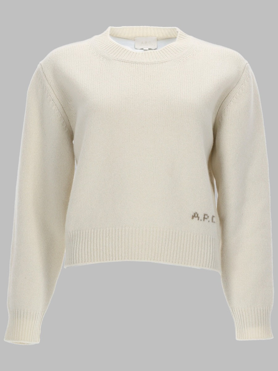 Wool Jumper Anna White Jumpers