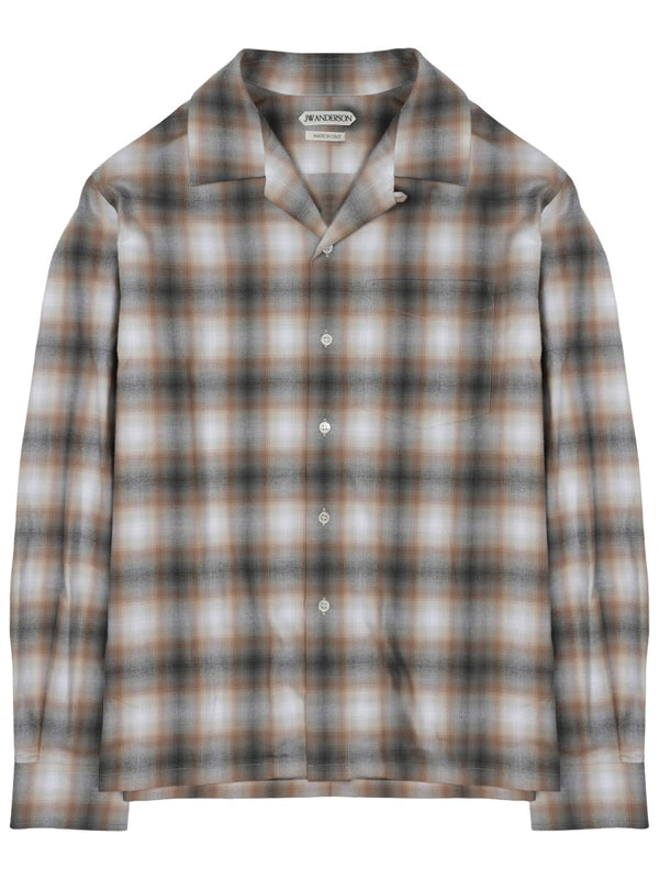 Shirt With Check Print Multicolour Cotton