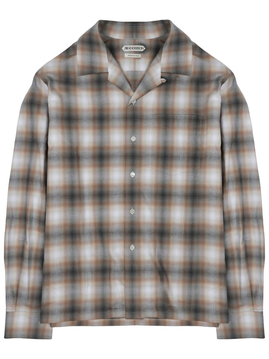 Shirt With Check Print Multicolour Cotton