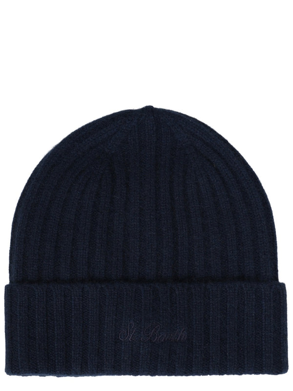 Cashmere Beanie Wengen Blue Hat