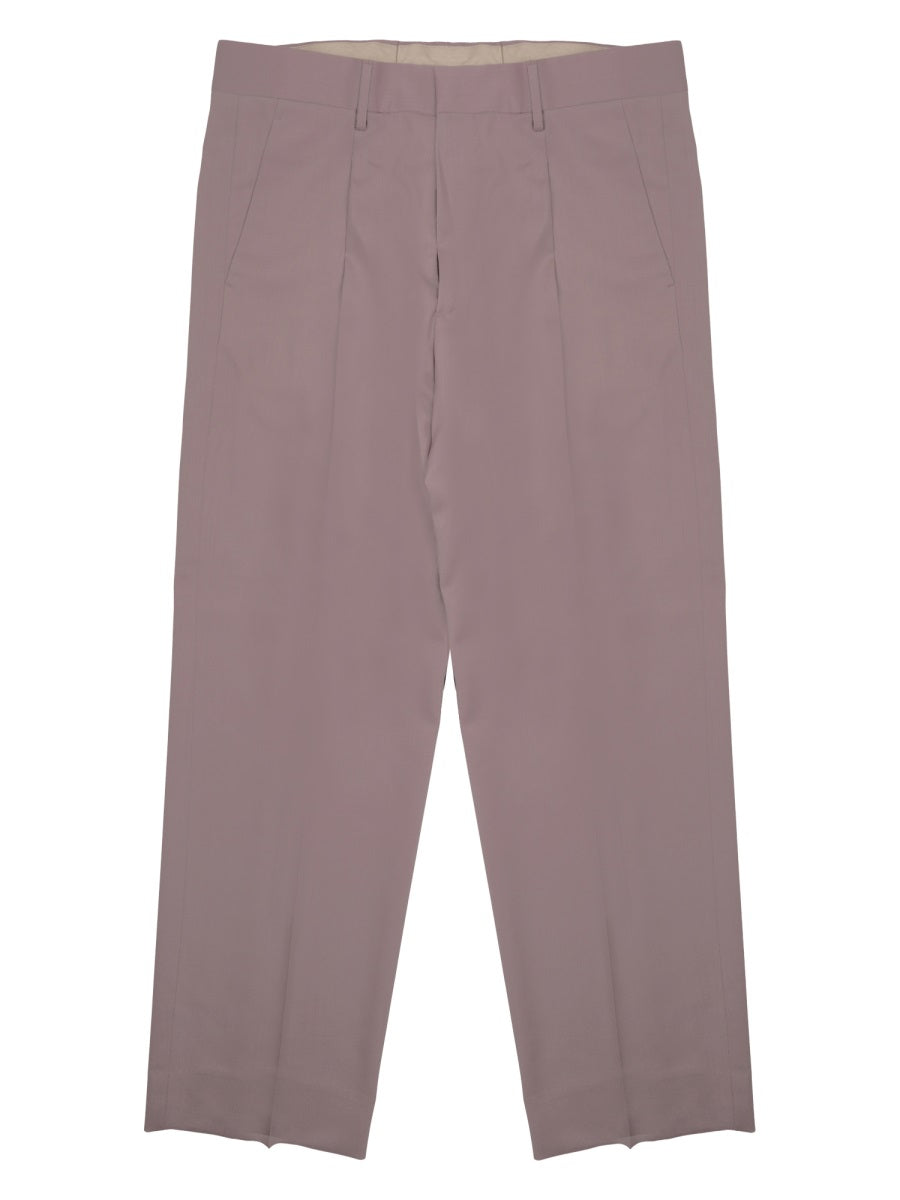 Trousers Vincent Lilac Wool Virgin