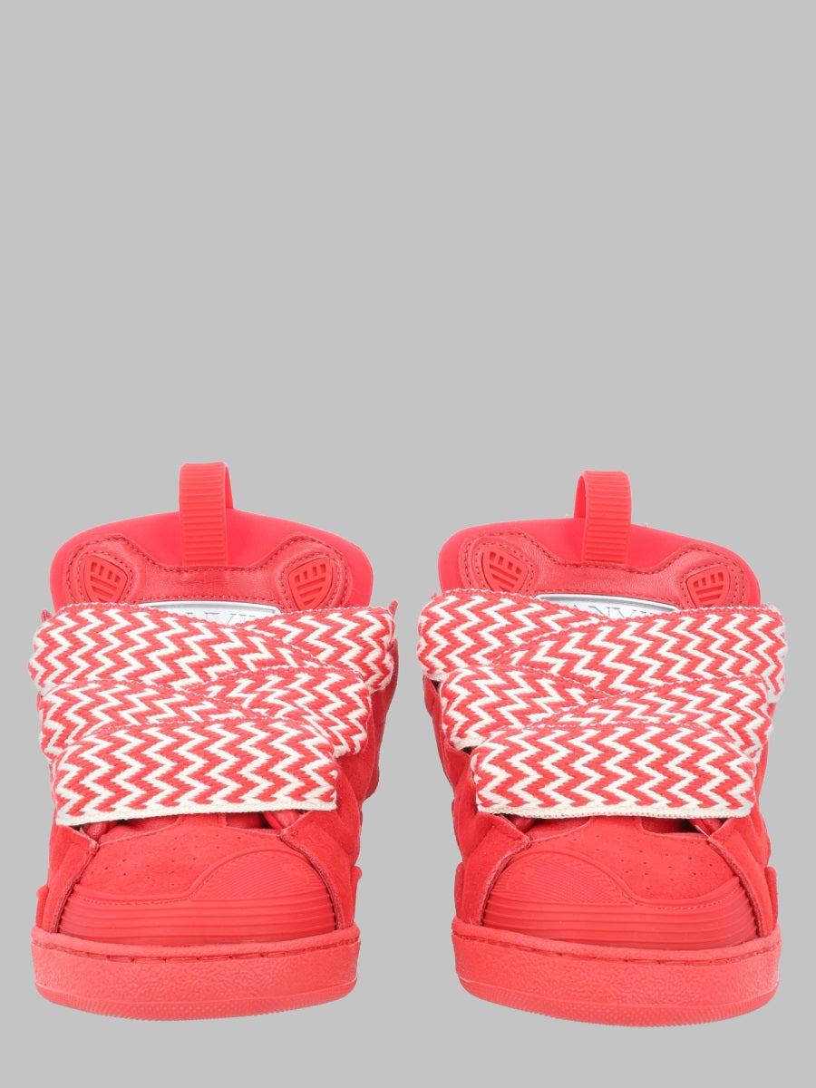 Trainers Red Leather Insole