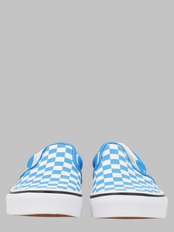 Sneakers Classic Slip-On Blue Canvas And Rubber