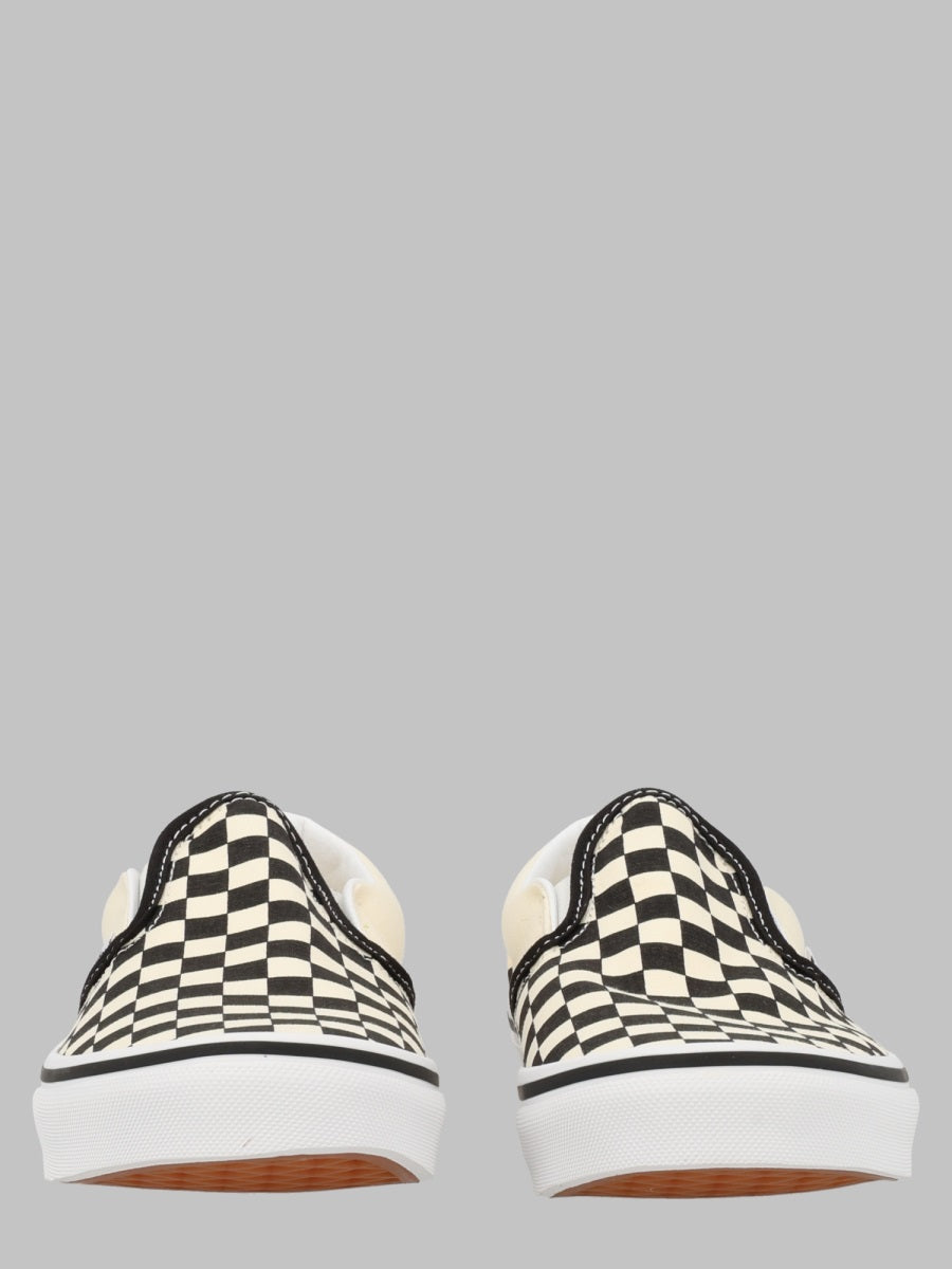 Slip-On Sneakers Classic Black Canvas And Rubber