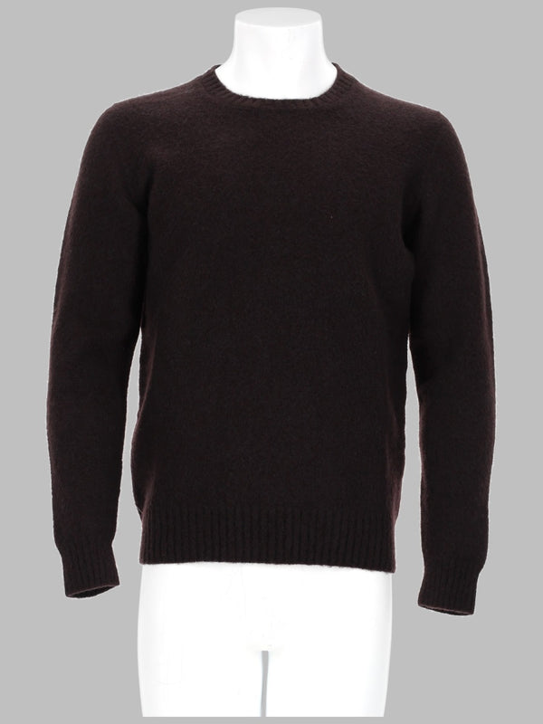 Lambswool Jumper Brown Lamb Wool Jumpers