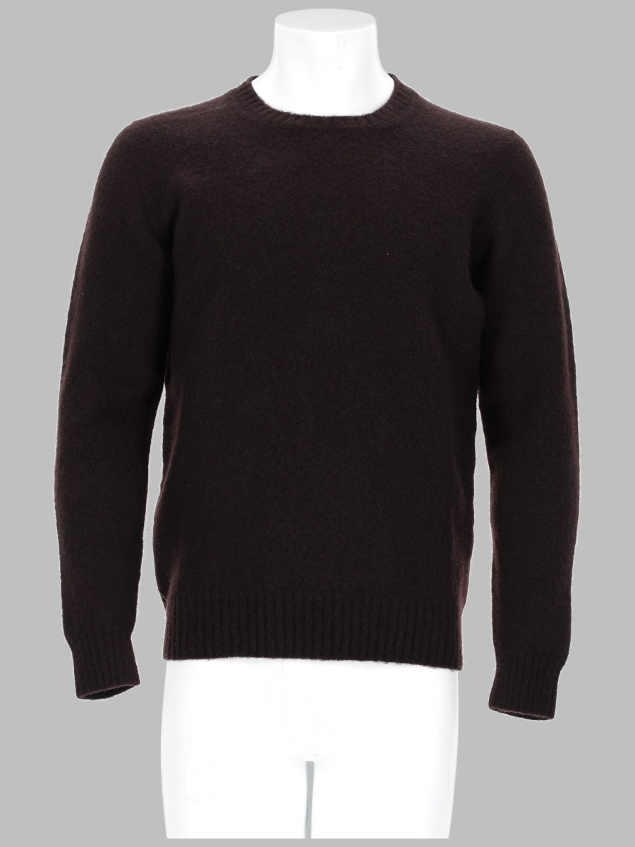 Lambswool Jumper Brown Lamb Wool Jumpers