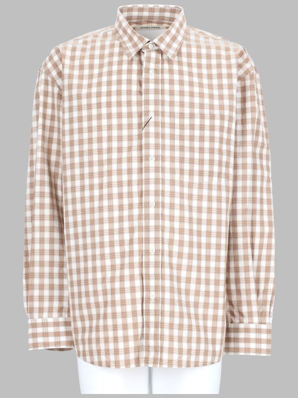 Shirt New Base Beige Cotton