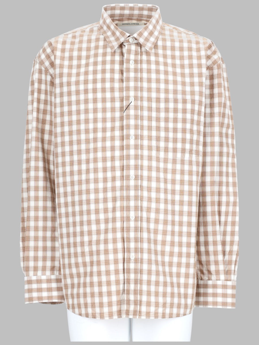 Shirt New Base Beige Cotton