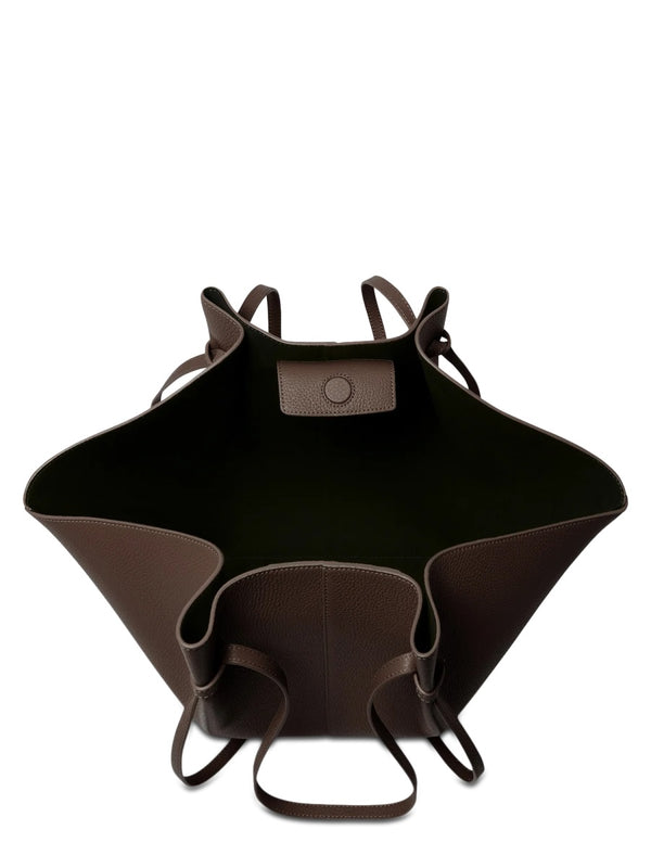 Large Mochi Bag Brown Outer: Bovine Leather Shoulder