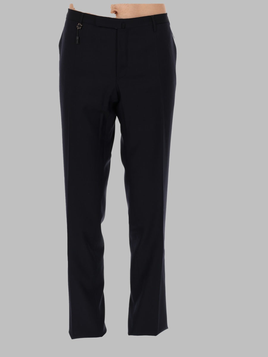 Trousers Wool Black