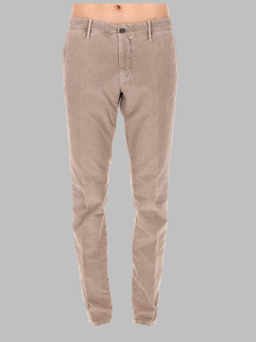 Jeans Beige Cotton Trousers