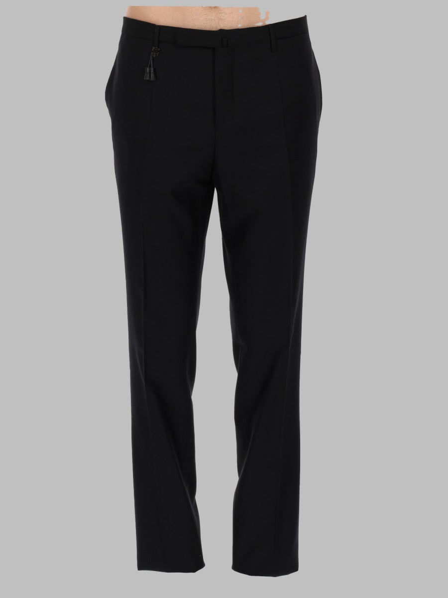 Wool Trousers Black