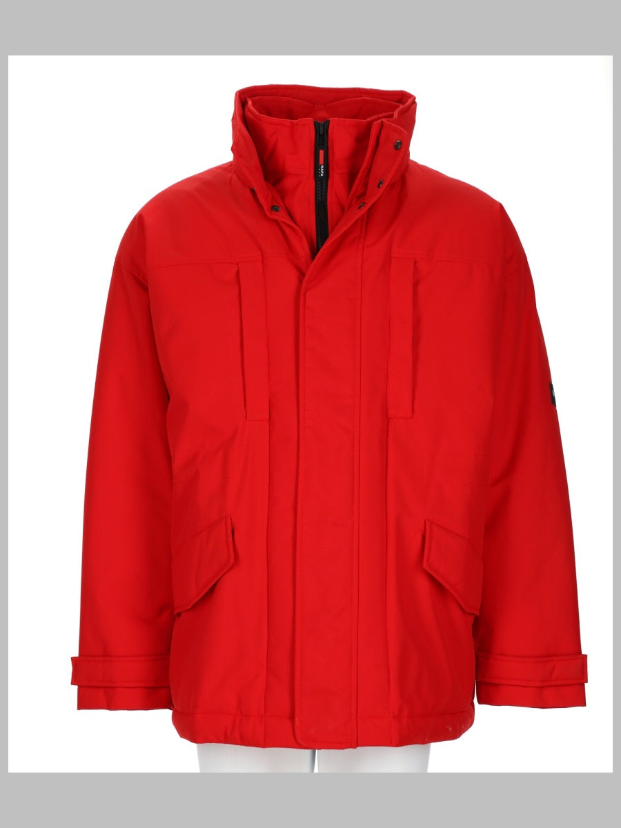 Parka Red Polyamide Jacket