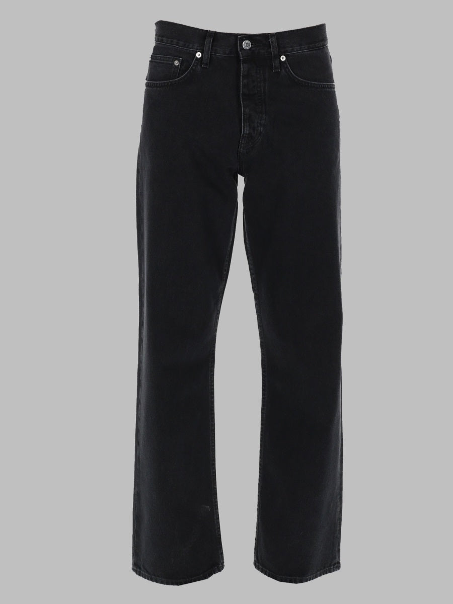 Jeans Loose Fit Black Cotton