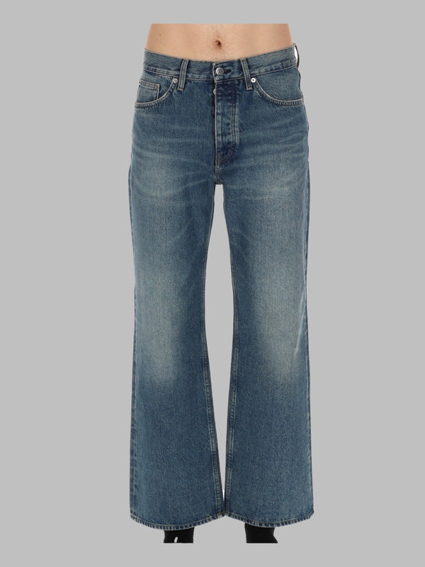 Jeans Relaxed Fit Blue Cotton