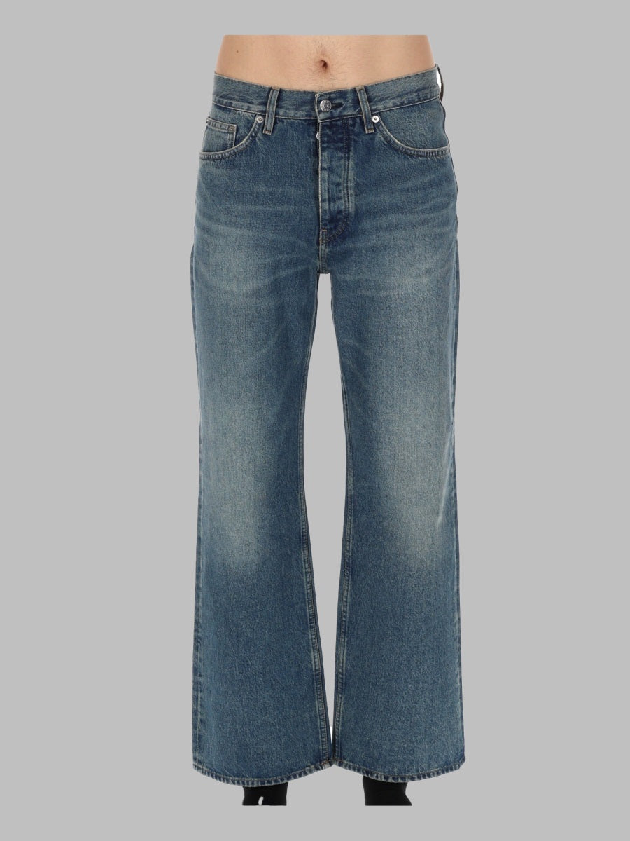 Jeans Relaxed Fit Blue Cotton