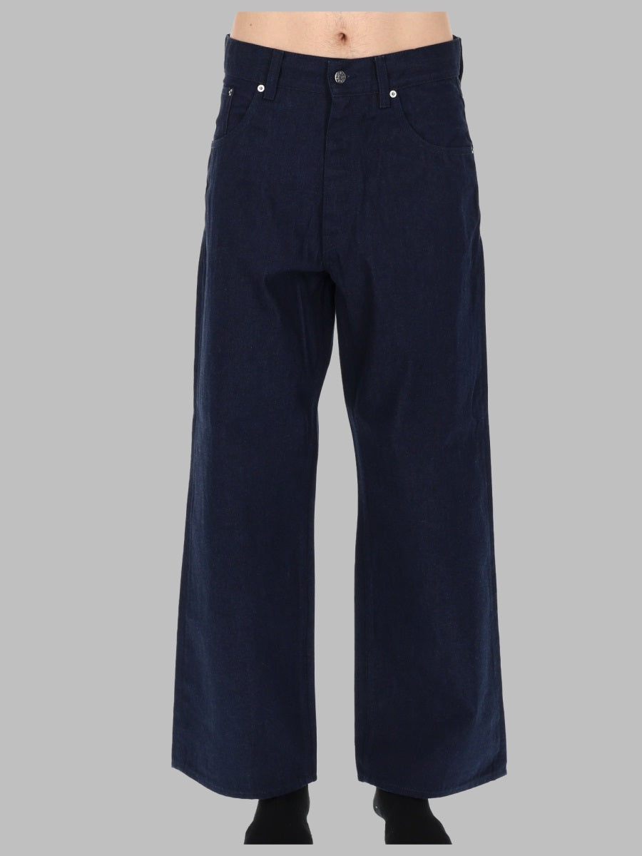 Jeans Super Wide Blue Cotton