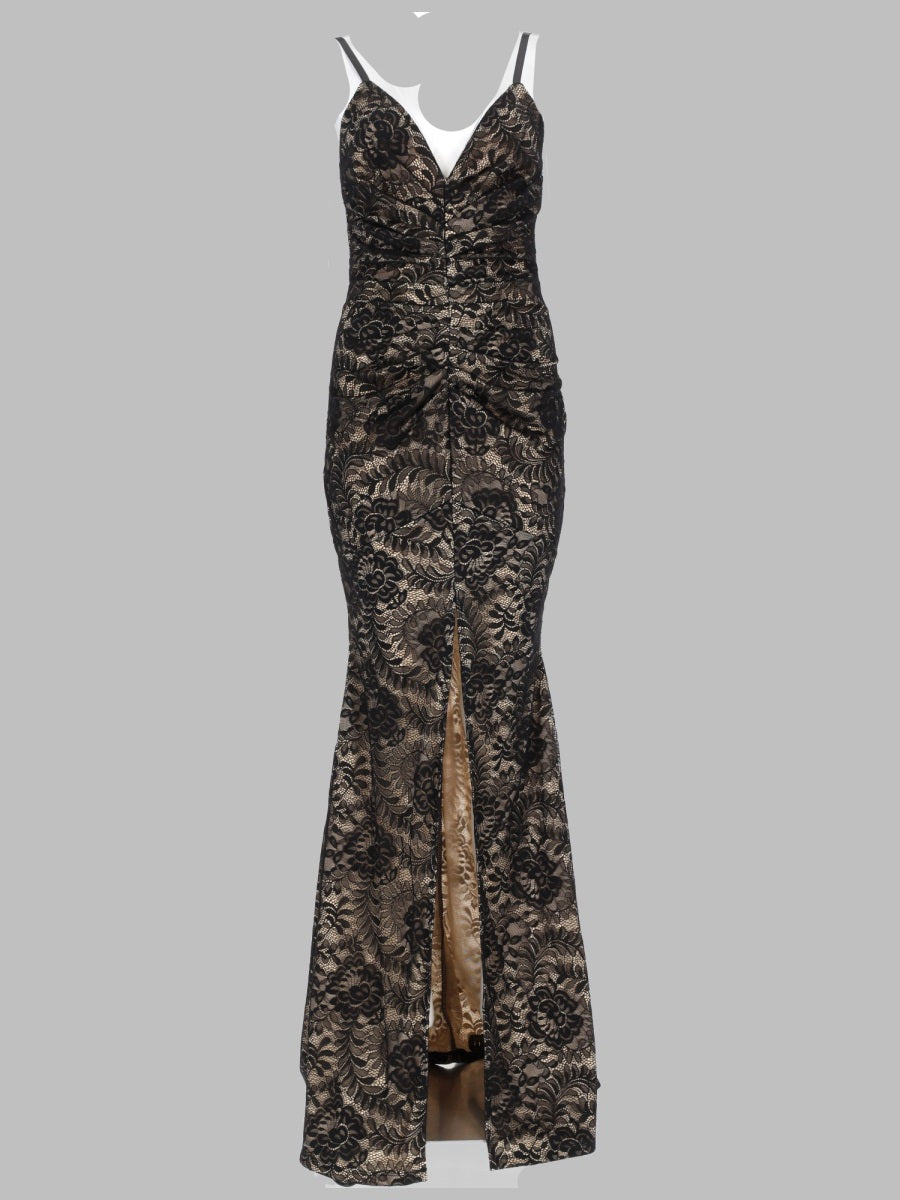 Lace Dress Black Nylon