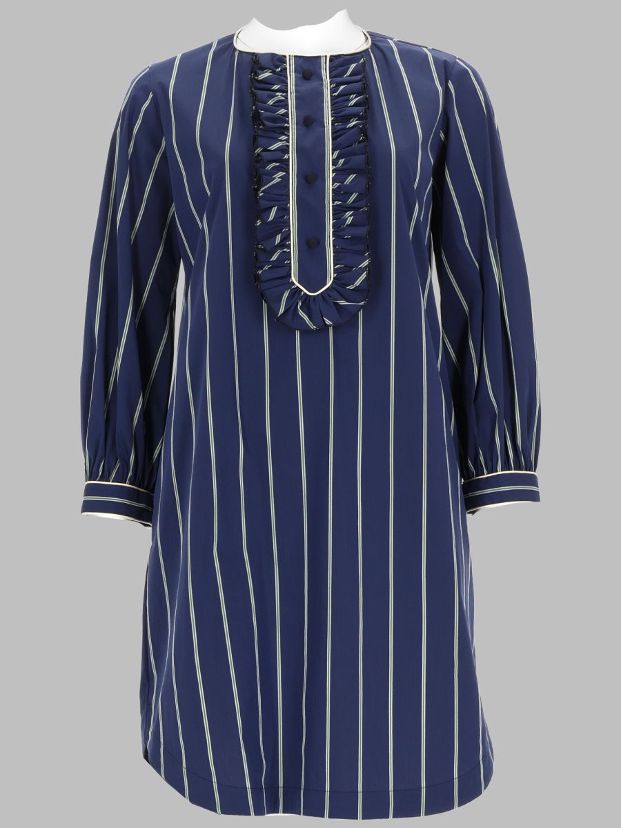 Dress Midi Cotton Blue