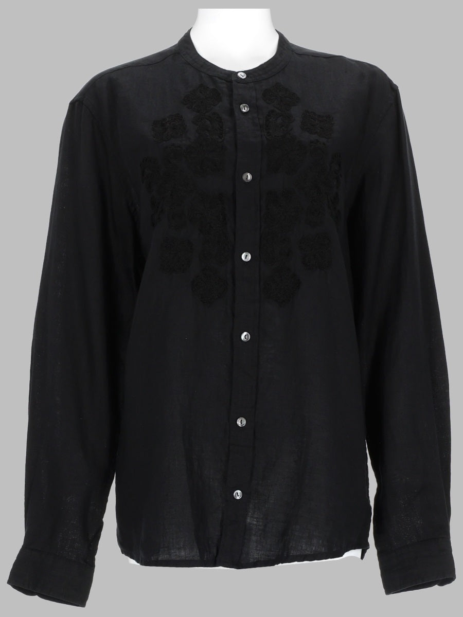Shirt, Linen — Black