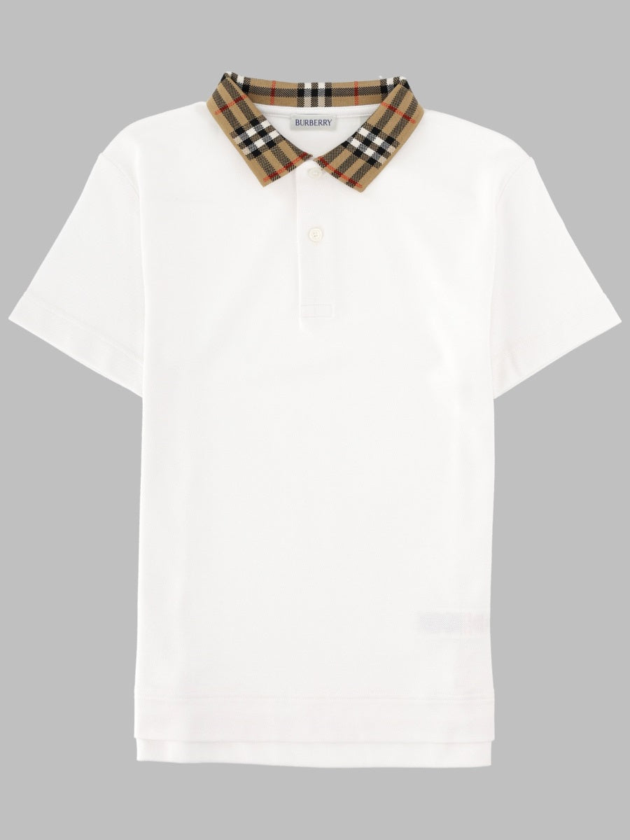 Polo Shirt Johane Ch Coll White Cotton