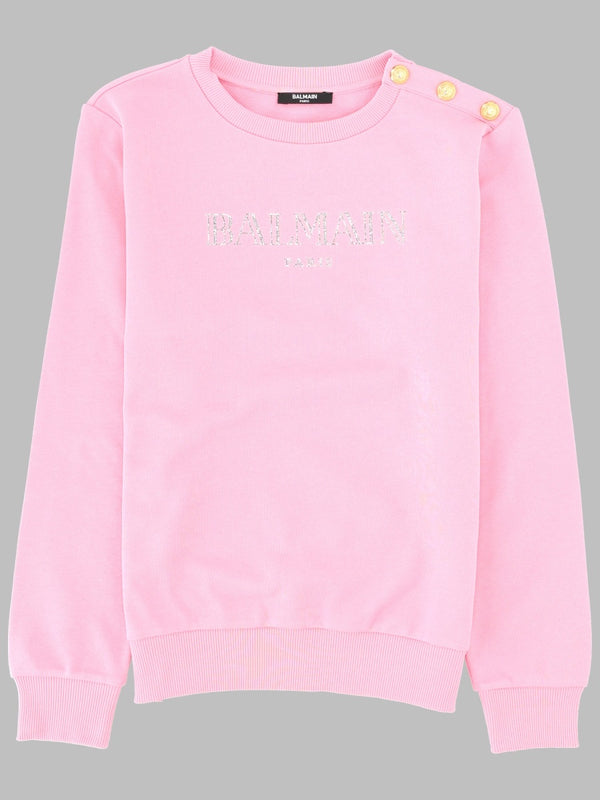 Sweatshirt Cotton Pink Jacket